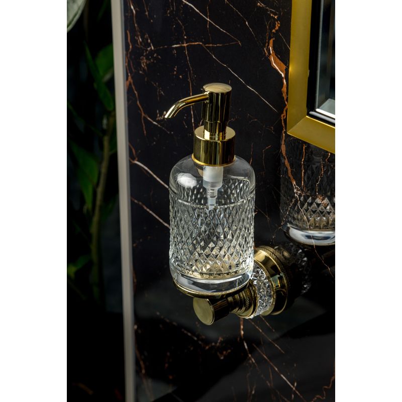 Дозатор для жидкого мыла BOHEME Aura 10247-G Gold