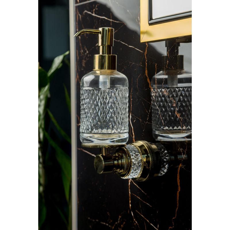 Дозатор для жидкого мыла BOHEME Aura 10247-G Gold