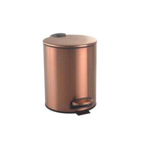 Мусорное ведро BOHEME Uno 10426-CB с педалью Copper Brushed