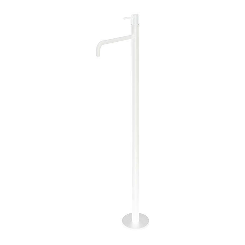 Смеситель для раковины BOHEME Uno 107-MW напольный Matt White