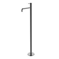 Смеситель для раковины BOHEME Uno 107-SGM напольный Shine Gun Metal — 1