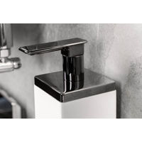 Дозатор для жидкого мыла BOHEME Qubic 10727-SGM Shine Gun Metal — 6