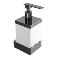 Дозатор для жидкого мыла BOHEME Qubic 10727-SGM Shine Gun Metal — 1