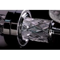Мусорное ведро BOHEME Murano Crystal 10907-CRST-CH хром металл — 2