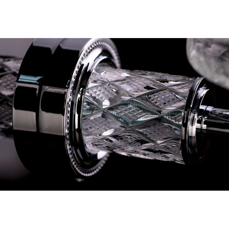 Мусорное ведро BOHEME Murano Crystal 10907-CRST-CH хром металл