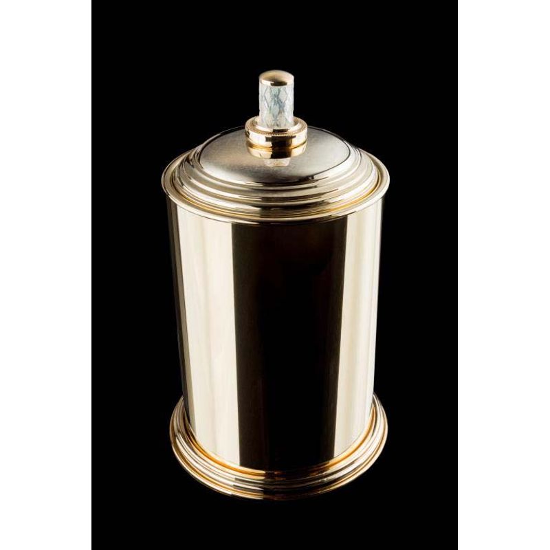 Мусорное ведро BOHEME Murano Crystal 10907-CRST-G Gold металл
