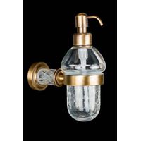Дозатор для жидкого мыла BOHEME Murano Crystal 10912-CRST-BR бронза — 2