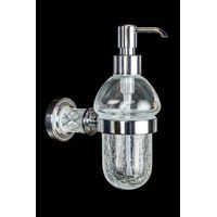 Дозатор для жидкого мыла BOHEME Murano Crystal 10912-CRST-CH хром — 2