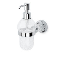 Дозатор для жидкого мыла BOHEME Murano Crystal 10912-CRST-CH хром — 1