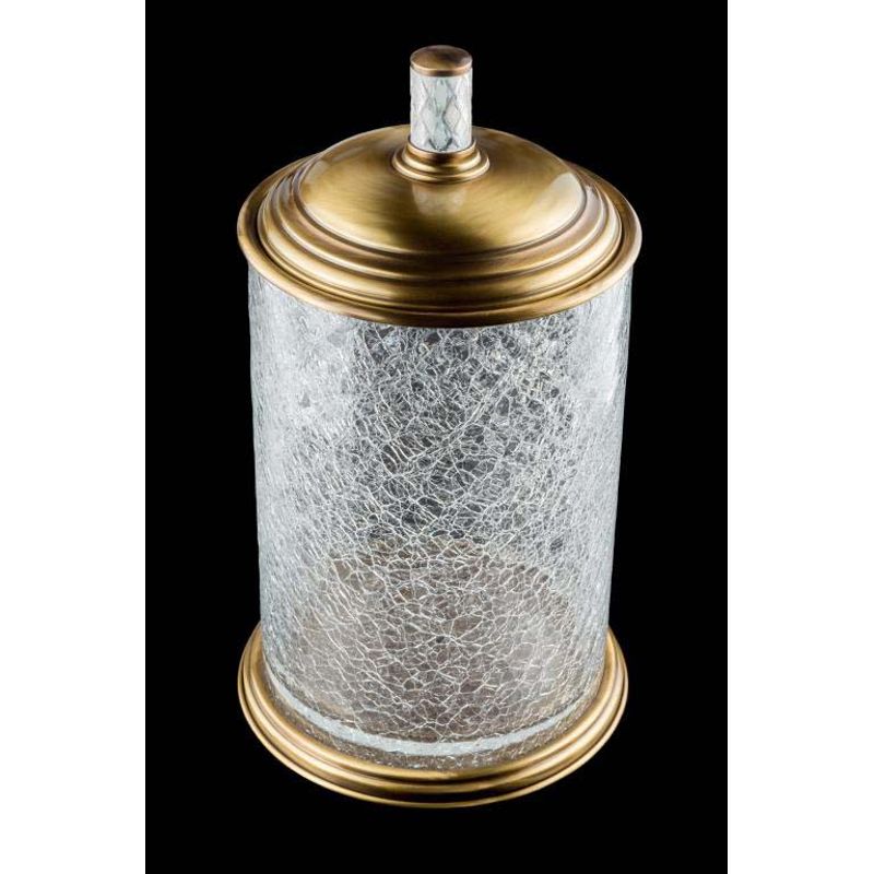 Мусорное ведро BOHEME Murano Crystal 10914-CRST-BR стекло бронза