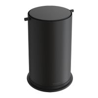 Мусорное ведро BOHEME 10916-B с вращающейся крышкой Black — 1
