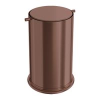 Мусорное ведро BOHEME 10916-CB с вращающейся крышкой Copper Brushed — 1
