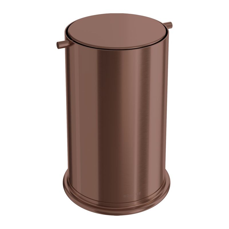 Мусорное ведро BOHEME 10916-CB с вращающейся крышкой Copper Brushed