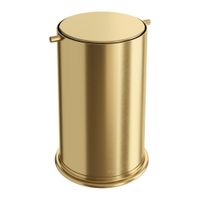 Мусорное ведро BOHEME 10916-MG с вращающейся крышкой Matt Gold — 1