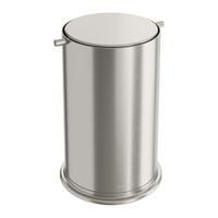 Мусорное ведро BOHEME 10916-NB с вращающейся крышкой Nickel Brush — 1
