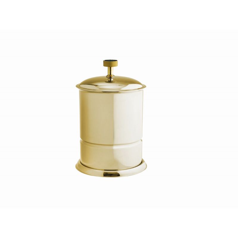 Мусорное ведро BOHEME Royale Cristal Black 10927-G-B Gold