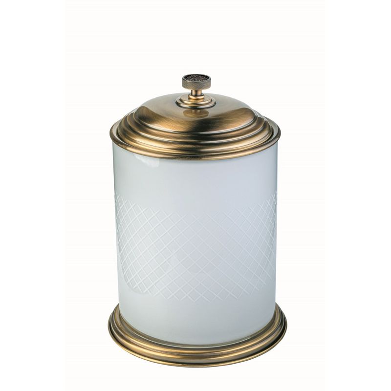 Мусорное ведро BOHEME Royale Cristal 10934-BR-B стекло Bronze Black