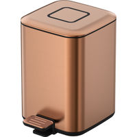 Мусорное ведро BOHEME 10948-BRB квадратное Brushed Bronze — 1