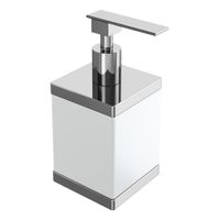 Дозатор для жидкого мыла BOHEME Qubic 10969-CR Chrome — 1