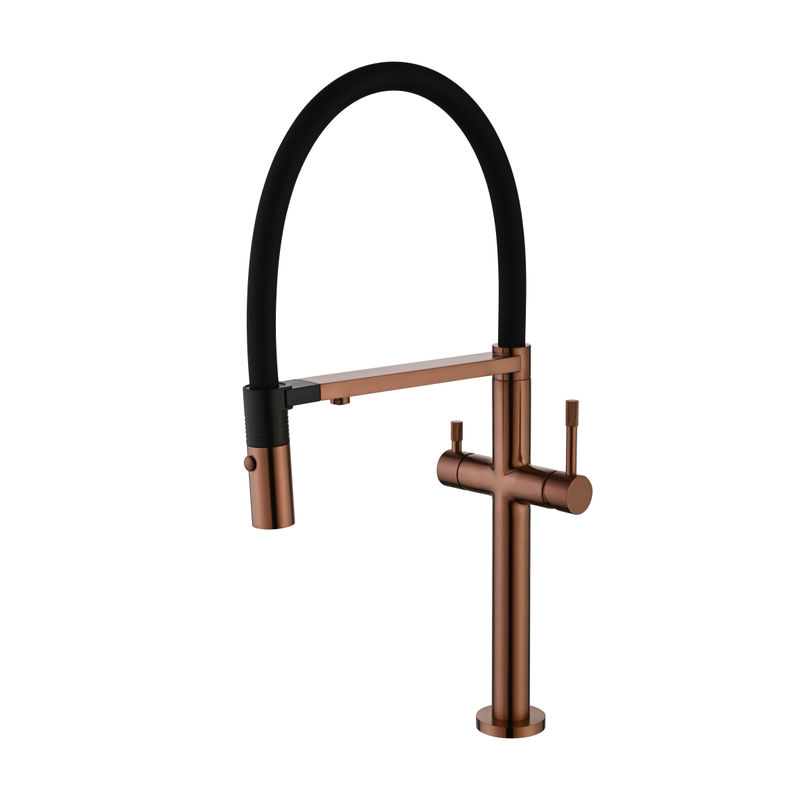 Смеситель для кухни BOHEME Uno 115-BRB Brushed Bronze c краном для питьевой воды