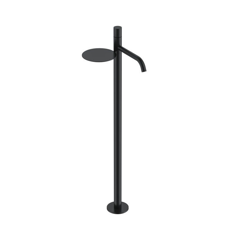 Смеситель для раковины BOHEME Stick 120-BB напольный Black Diamond Black