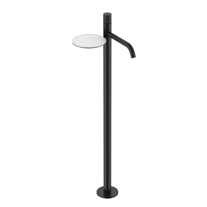 Смеситель для раковины BOHEME Stick 120-BB.4 напольный Black Spirale