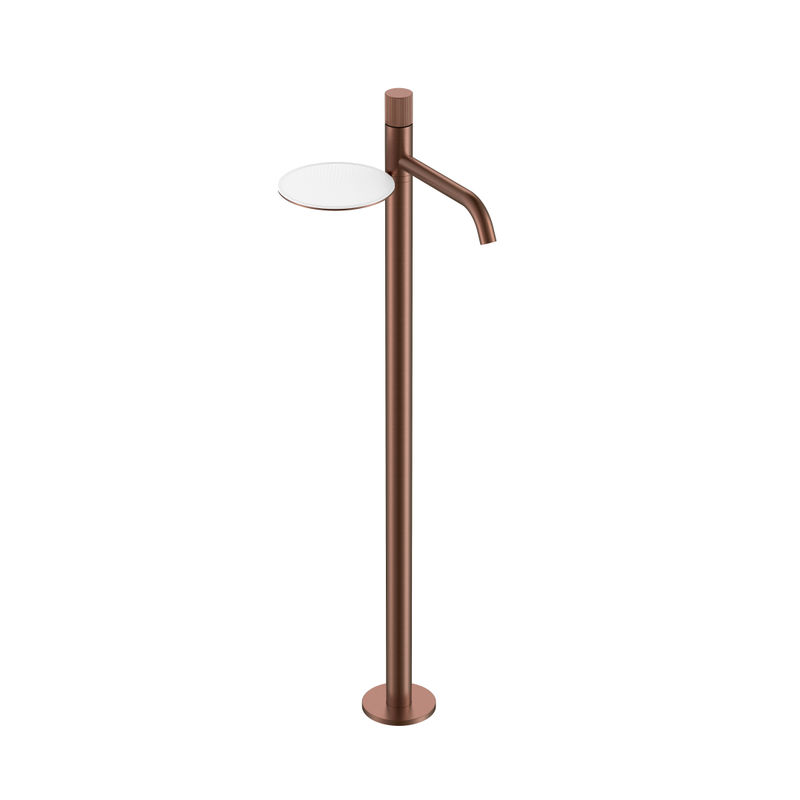 Смеситель для раковины BOHEME Stick 120-BRB.3 напольный Brushed Bronze Linea