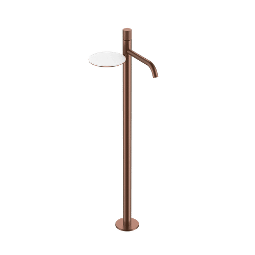 Смеситель для раковины BOHEME Stick 120-BRB.4 напольный Brushed Bronze Spirale