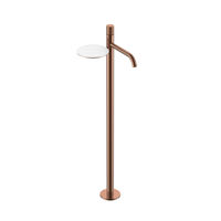 Смеситель для раковины BOHEME Stick 120-CB.4 напольный Copper Brushed Spirale — 1