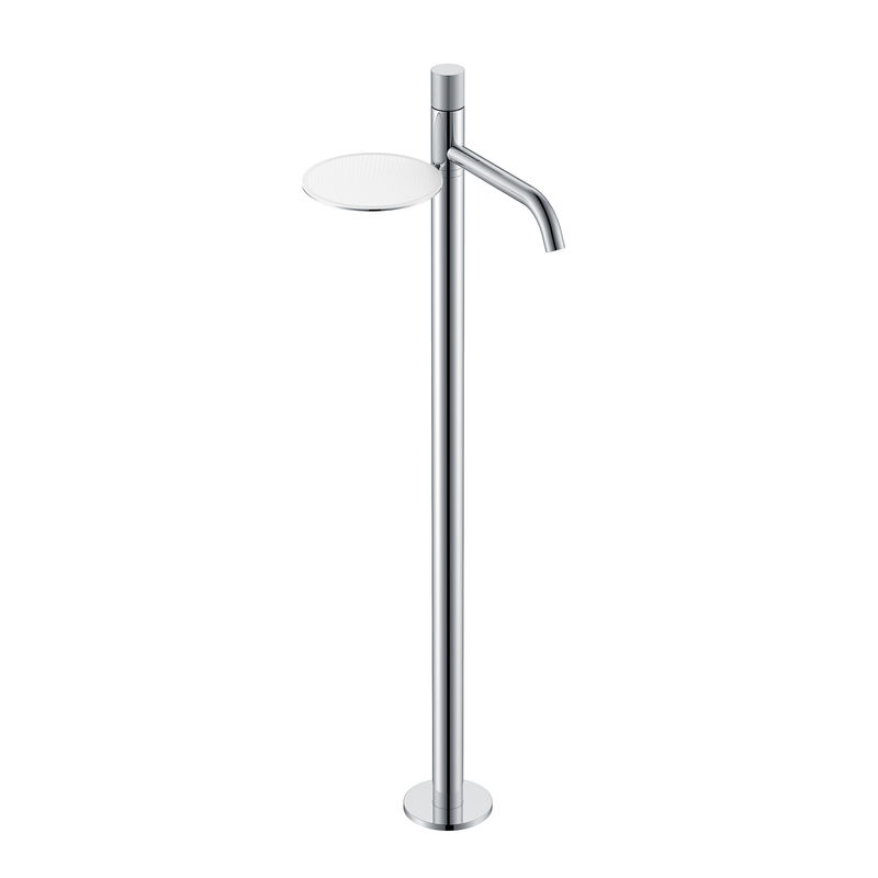Смеситель для раковины BOHEME Stick 120-CRCR.4 напольный Chrome Spirale