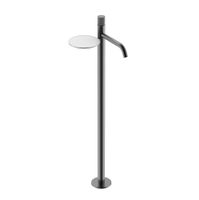 Смеситель для раковины BOHEME Stick 120-GM.3 напольный Gun Metal Linea — 1