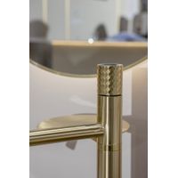 Смеситель для раковины BOHEME Stick 120-MG напольный Matt Gold с ручкой Diamond — 4