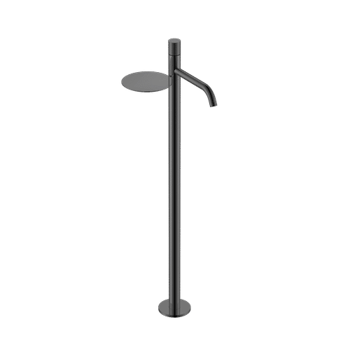 Смеситель для раковины BOHEME Stick 120-SGM.2 напольный Shine Gun Metal c ручкой Touch