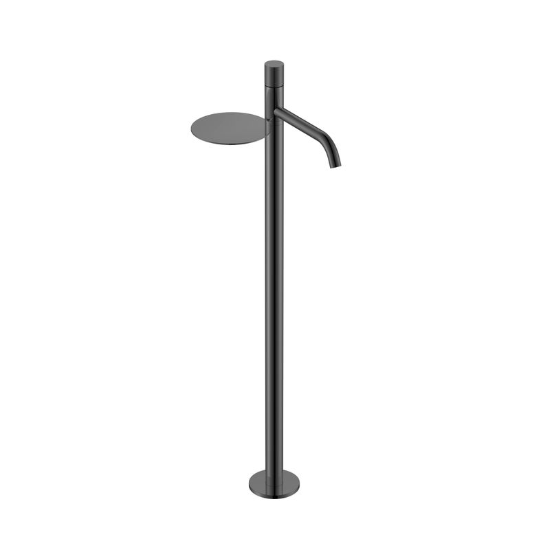 Смеситель для раковины BOHEME Stick 120-SGM.2 напольный Shine Gun Metal c ручкой Touch