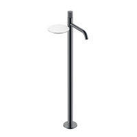 Смеситель для раковины BOHEME Stick 120-SGM.3 напольный Shine Gun Metal Linea — 1