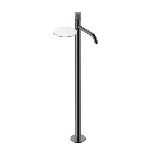 Смеситель для раковины BOHEME Stick 120-SGM.3 напольный Shine Gun Metal Linea