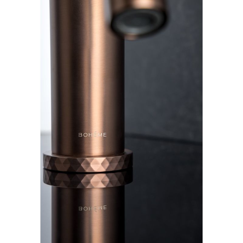 Смеситель для раковины BOHEME Stick 121-CB Copper Brushed Diamond