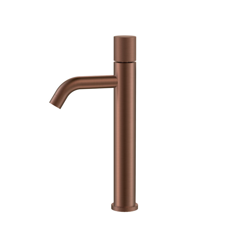 Смеситель для раковины BOHEME Stick 122-BRB.4 Brushed Bronze Spirale