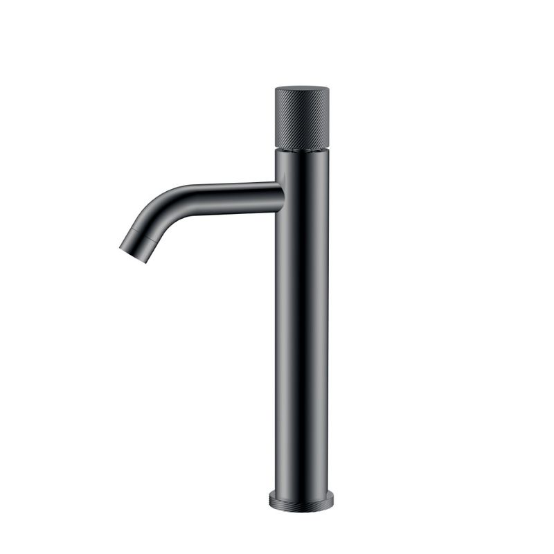 Смеситель для раковины BOHEME Stick 122-SGM.4 Shine Gun Metal Spirale