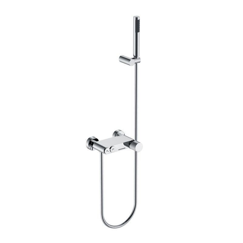 Смеситель для ванны BOHEME Stick 123-CRCR.4 Chrome Spirale
