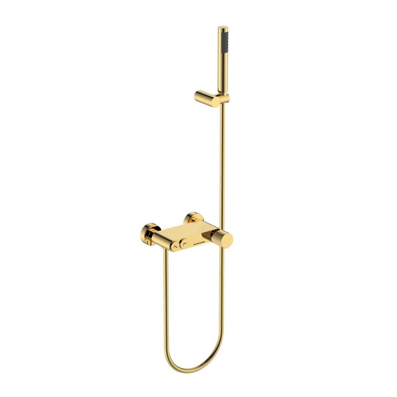 Смеситель для ванны BOHEME Stick 123-GG.4 Gold Spirale