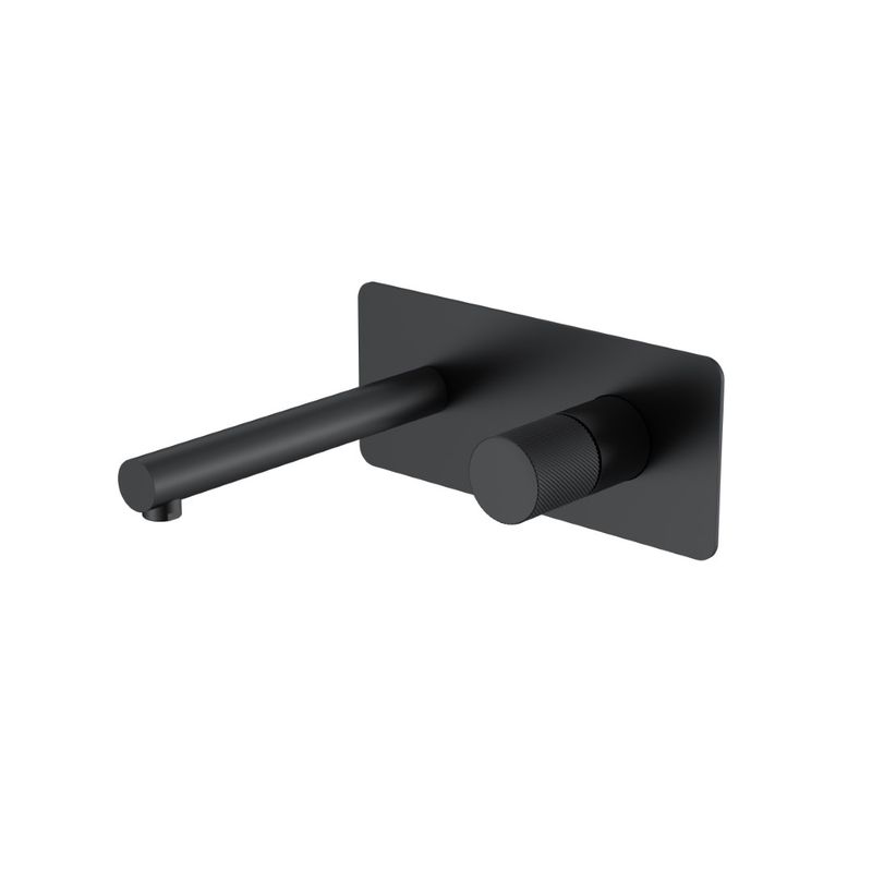 Смеситель скрытого монтажа для раковины BOHEME Stick 125-BB.4 Black Spirale