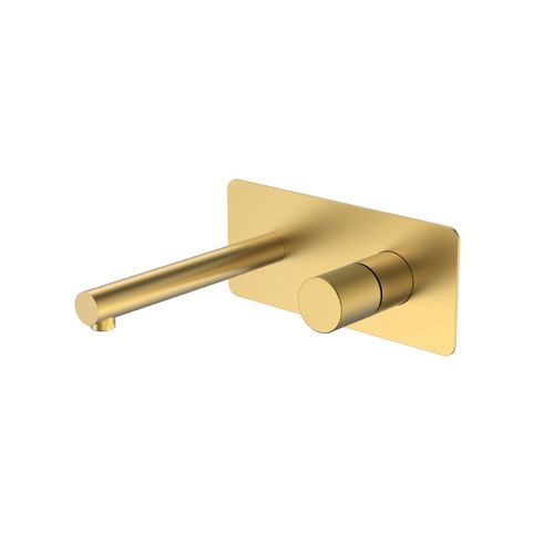 Смеситель скрытого монтажа для раковины BOHEME Stick 125-MG.4 Matt Gold Spirale