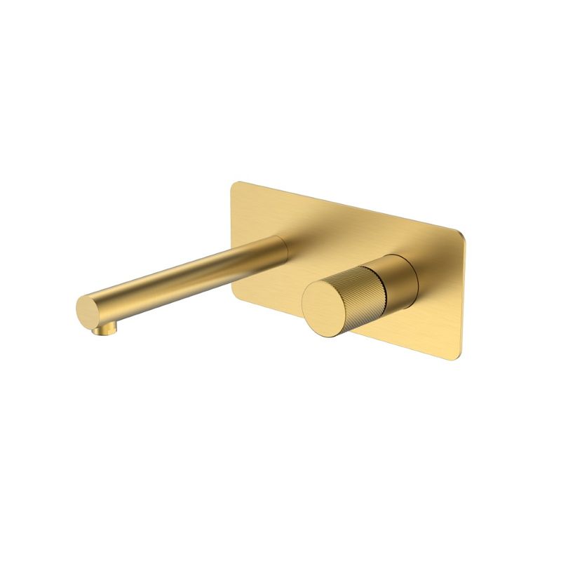 Смеситель скрытого монтажа для раковины BOHEME Stick 125-MG.4 Matt Gold Spirale