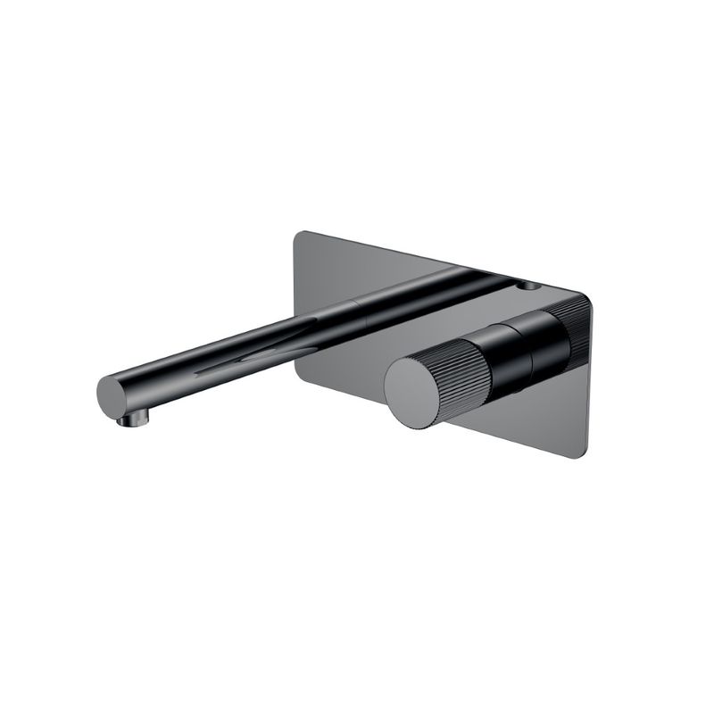 Смеситель скрытого монтажа для раковины BOHEME Stick 125-SGM.3 Shine Gun Metal Linea