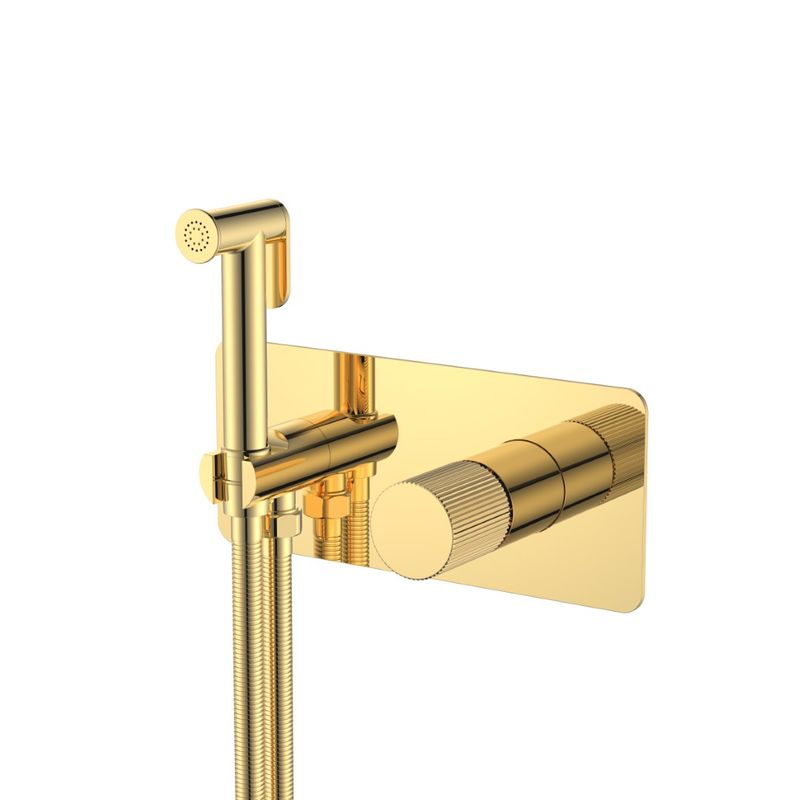 Встраиваемый гигиенический душ BOHEME Stick 127-GG.3 Gold Linea