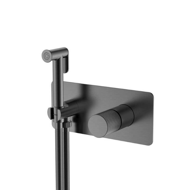 Встраиваемый гигиенический душ BOHEME Stick 127-GM.3 Gun Metal Linea
