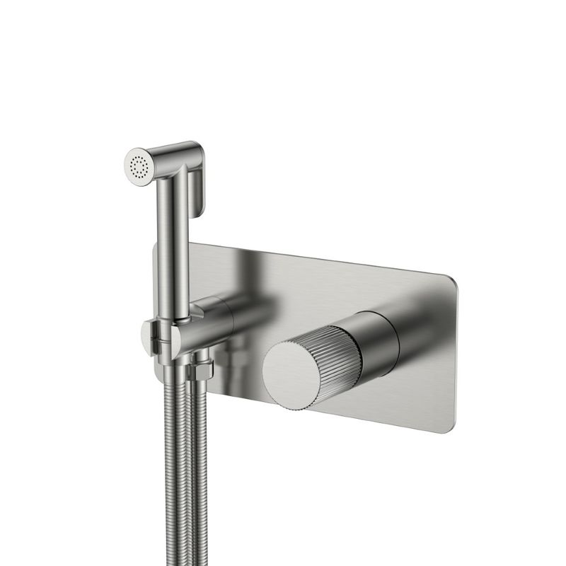 Встраиваемый гигиенический душ BOHEME Stick 127-NB.3 Nickel Brush Linea