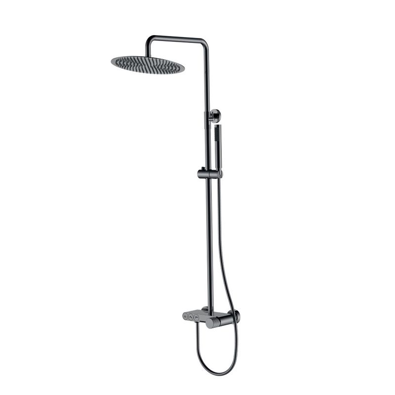 Стойка для душа STICK SHINE GUN METAL LINEA