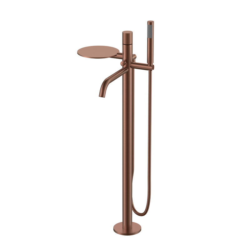 Смеситель для ванны BOHEME Stick 129-BRB.2 напольный Brushed Bronze ручка Touch